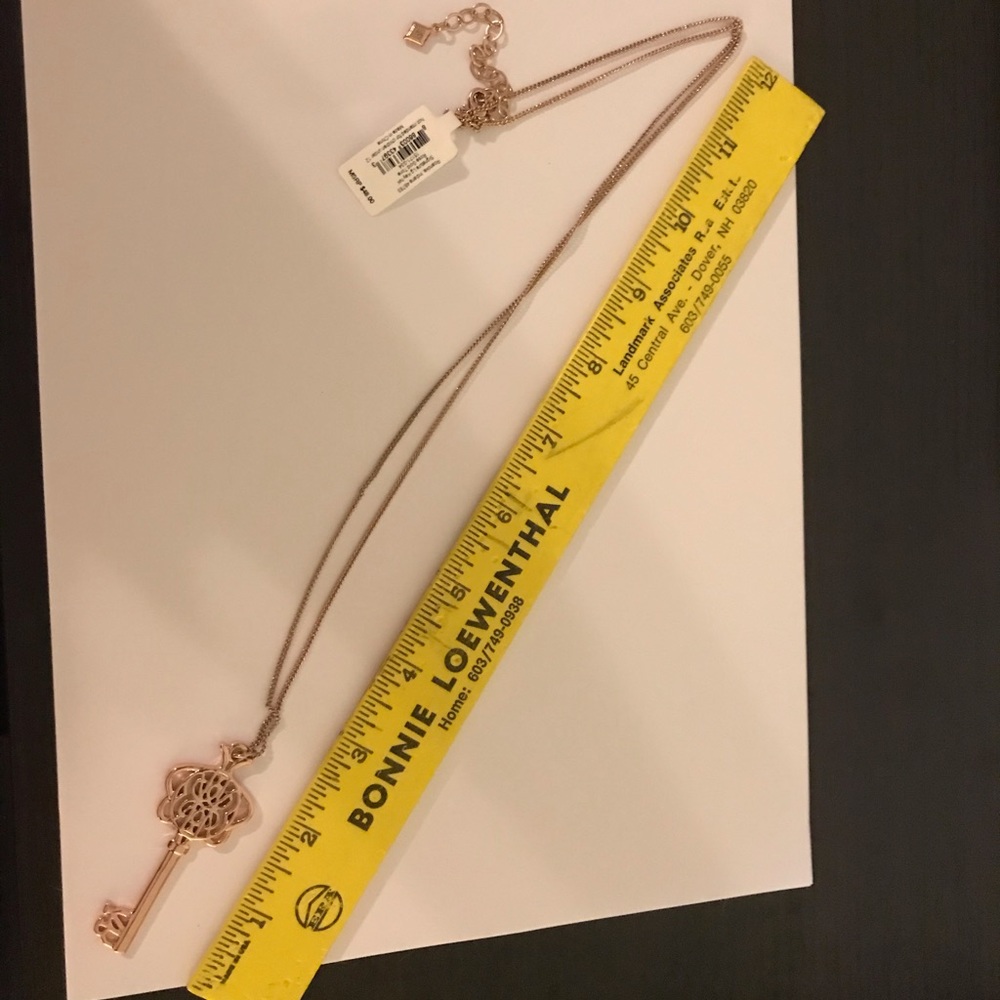 Vera Bradley Rose Gold Tone key necklace